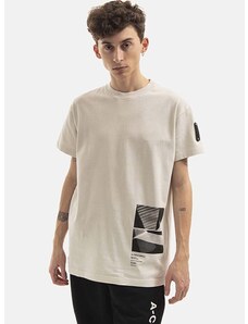 A-COLD-WALL* pamut póló Scan T-shirt bézs, nyomott mintás