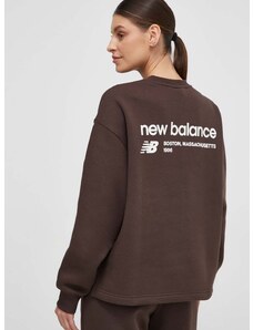 New Balance felső barna, női, nyomott mintás