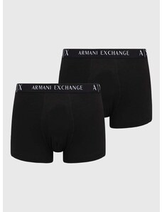 Armani Exchange boxeralsó 2 db fekete, férfi