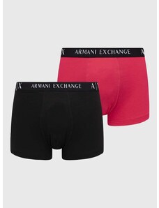 Armani Exchange boxeralsó 2 db rózsaszín, férfi