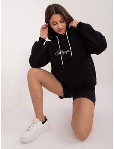 Fashionhunters Black oversize hoodie