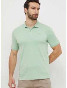 Calvin Klein pamut póló zöld, sima