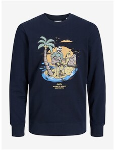 Men's Sweatshirt Jack & Jones Zion Dark Blue - Men