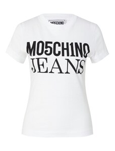 Moschino Jeans Póló fekete / piszkosfehér