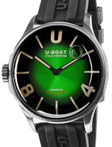 U-Boat 9502 Darkmoon Green SS Soleil Mens Watch 40mm