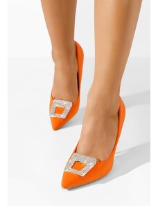 Zapatos Edalia narancssárga tűsarkú cipő
