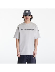 Férfi póló A-COLD-WALL* Overdye Logo T-Shirt Cement