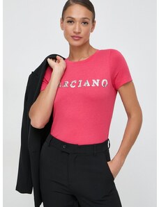 Marciano Guess t-shirt FLORENCE női, rózsaszín, 4GGP02 6138A