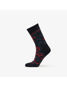 Férfi zoknik Footshop The More Basketball Socks Black/ Red