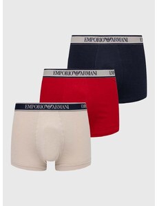 Emporio Armani Underwear boxeralsó 3 db piros, férfi
