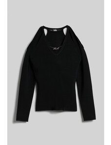 PULÓVER KARL LAGERFELD CUT OUT KNIT SWEATER