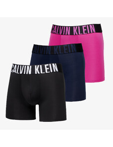 Boxeralsó Calvin Klein Intense Power Boxer Brief 3-Pack Hot Pink/ Black/ Blue Shadow