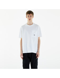 Férfi póló Calvin Klein Jeans Texture Pocket Short Sleeve T-Shirt Bright White