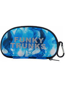 Funky trunks dive in case closed goggle case kék