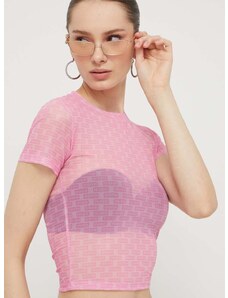 Hugo Blue t-shirt női, rózsaszín