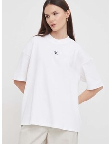 Calvin Klein Jeans t-shirt női, bézs
