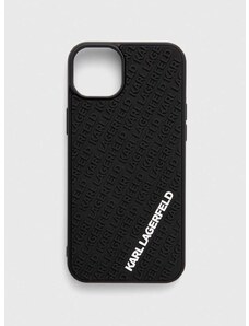 Karl Lagerfeld telefon tok iPhone 15 Plus / 14 Plus 6.7" fekete