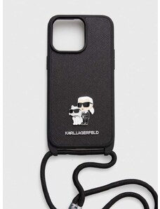Karl Lagerfeld telefon tok iPhone 15 Pro Max 6.7" fekete