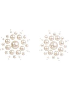 Leg Avenue Fehér mellbimbó matrica műanyag gyöngyökkel Nipple016