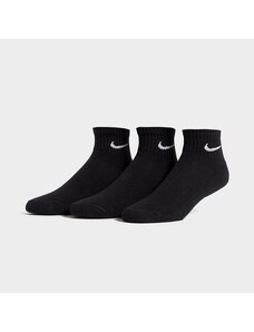 Nike 3 Pack Cushioned Quarter Socks Női Kiegészítők Zoknik SX7667-010 Fekete