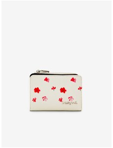 Desigual Circa Emma Mini Cream Women's Floral Wallet - Women