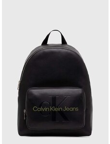 Calvin Klein Jeans hátizsák fekete, női, nagy, sima