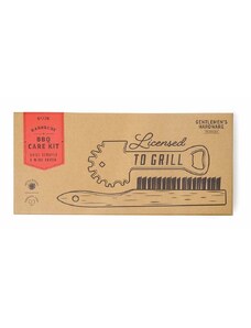 Gentlemen's Hardware grillápoló készlet BBQ Care Kit 2 db