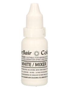 Sugarflair Colours Folyékony ételszínezék White/Mixer - Fehér 14 ml