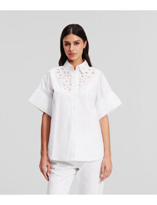 ING KARL LAGERFELD SS EMBROIDERED SHIRT