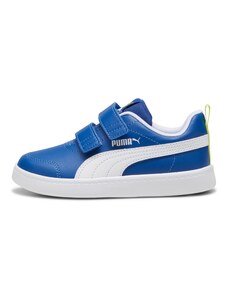 PUMA Sportcipő 'Courtflex V2' kék / fehér