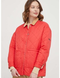Pepe Jeans kifordítható dzseki női, piros, átmeneti