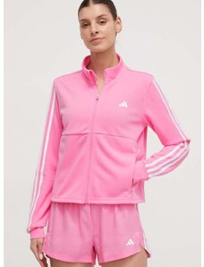 adidas Performance edzős pulóver rózsaszín, nyomott mintás, IS3974