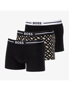 Boxeralsó Hugo Boss Bold Design Trunk 3-Pack Black/ White/ Beige
