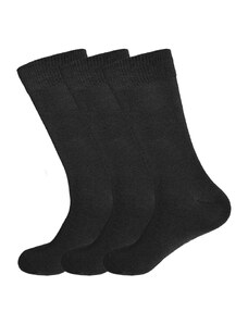 3PACK fekete hosszú Gianvaglia zokni