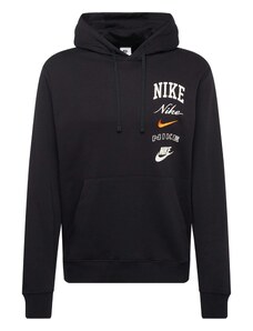 Nike Sportswear Tréning póló 'Club' narancs / fekete / fehér
