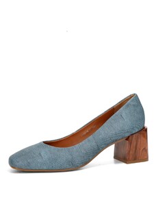 ETIMEĒ női divatos magassarkú cipő - kék
