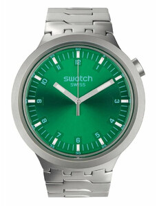 Unisex karóra Swatch SB07S101G Zöld Ezüst színű