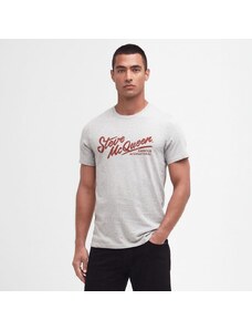 Barbour International Strike T-Shirt — Grey Marl
