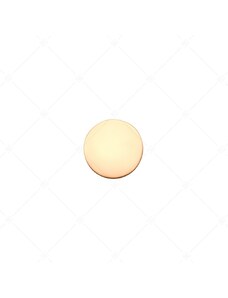 BALCANO Kör alakú spacer charm, 18K rozé arany bevonattal