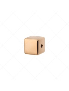 BALCANO Kocka alakú spacer charm, 18K rozé arany bevonattal
