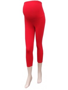 Gregx 3/4-es kismama leggings - piros M / L