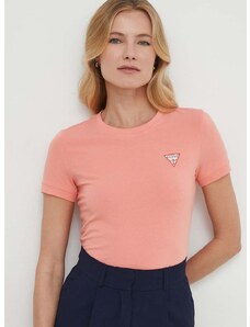 Guess t-shirt női, narancssárga, W2YI44 J1314