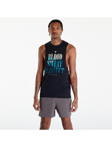 Férfi felső Under Armour Project Rock BSR Payoff Tank Top Black/ Radial Turquoise