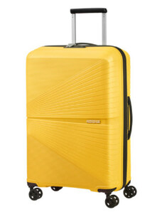 American Tourister AIRCONIC 4-kerekes keményfedeles bőrönd 67 x 44 x 26 cm, sárga