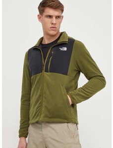 The North Face sportos pulóver Homesafe zöld, mintás