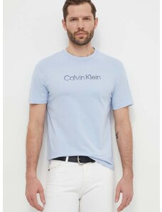 Calvin Klein pamut póló férfi, nyomott mintás
