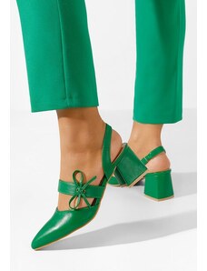 Zapatos Tanada zöld magassarkú cipő
