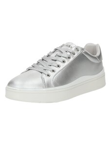 GUESS Rövid szárú sportcipők 'Bonny' ezüst / fehér