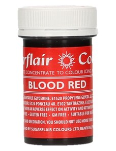 Sugarflair Colours Gél festék Blood Red - Piros 25 g