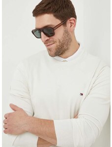 Tommy Hilfiger pulóver könnyű, férfi, fehér